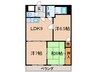 スカ－ル陣原Ⅰ 3LDKの間取り