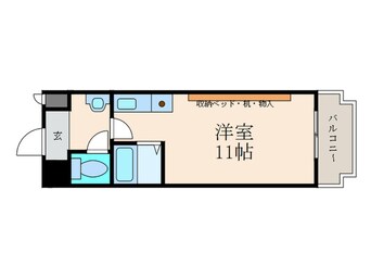 間取図 アンシャンテ北方