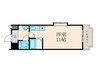 アンシャンテ北方 1Rの間取り