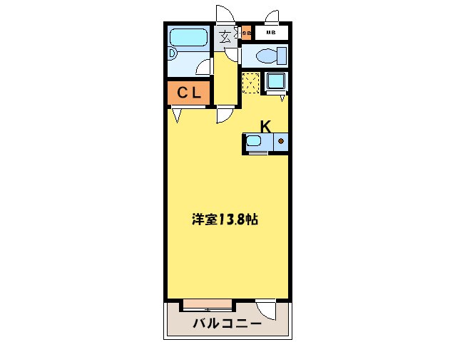 間取り図 サンセーヌ大名