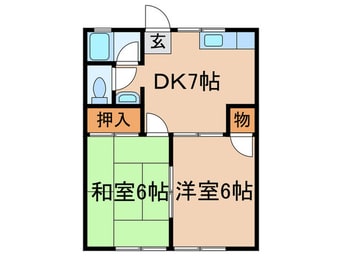 間取図 エクセランドタケノＢ