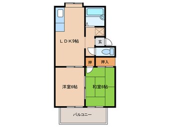 間取図 プレジール周船寺