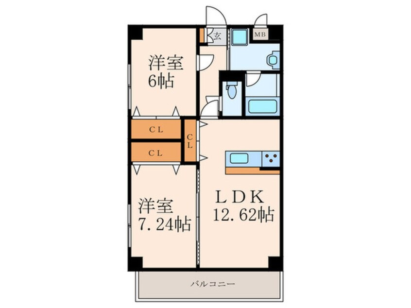 間取図 パティナ足立