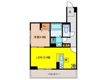 間取図 D-ROOM石丸Ⅱ