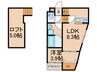 URBANO宇美中央 1LDKの間取り