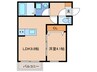 フェリナリュクス 1LDKの間取り