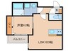 フェリナリュクス 1LDKの間取り