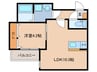 フェリナリュクス 1LDKの間取り