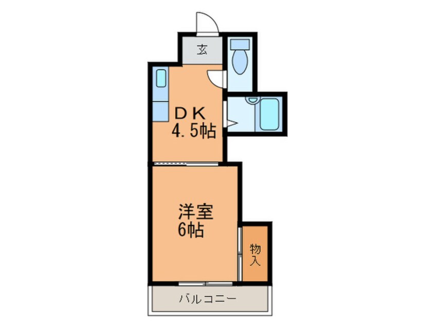 間取図 シティハイム筑紫