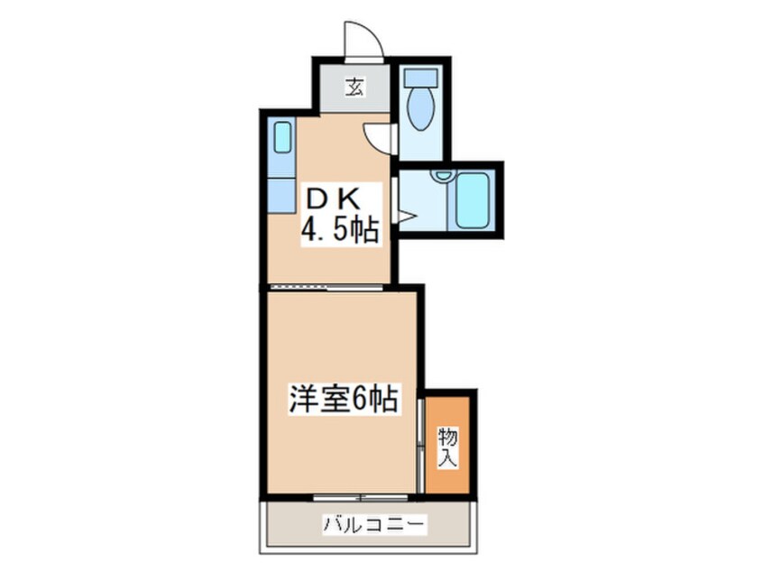 間取図 シティハイム筑紫