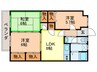 ｶﾞｰﾃﾞﾝﾌｫﾚｽﾄ　ｻｳｽｳｲﾝｸﾞ 3LDKの間取り