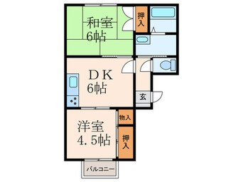 間取図 ソレアードＴＲ　Ｇ棟