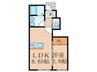 オルテンシア苅田 1LDKの間取り