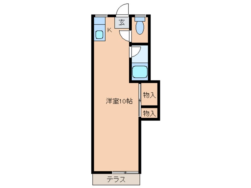 間取図 シティベ－ル竹末