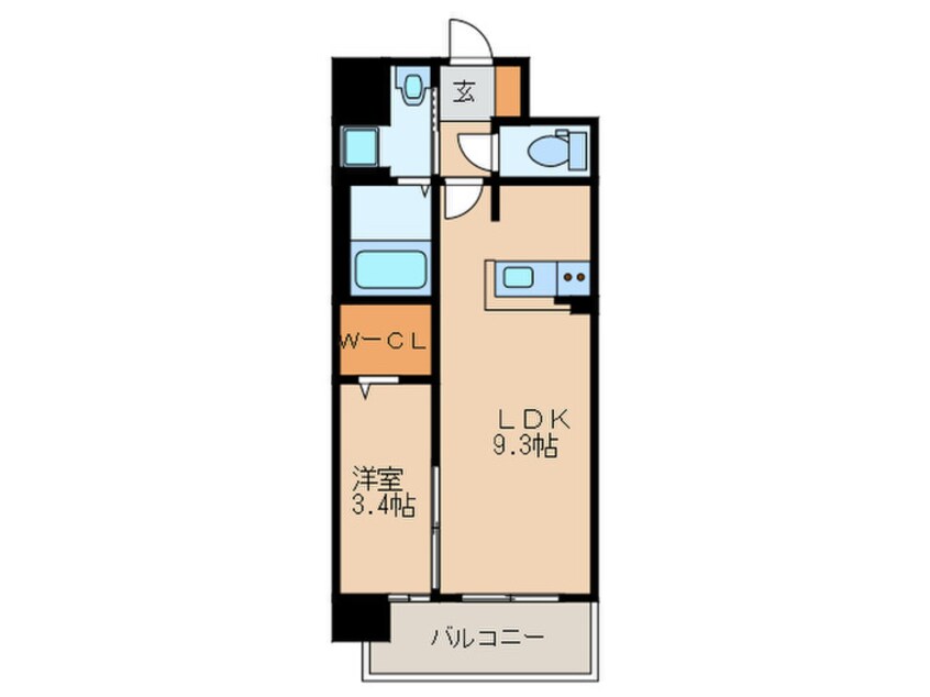 間取図 ラクラス呉服町