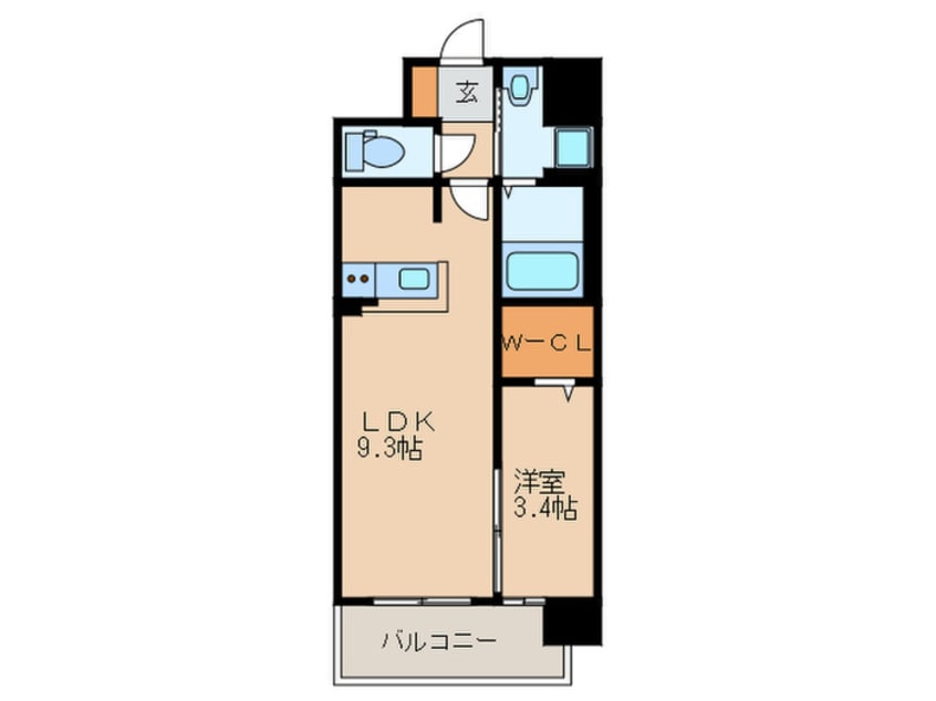 間取図 ラクラス呉服町