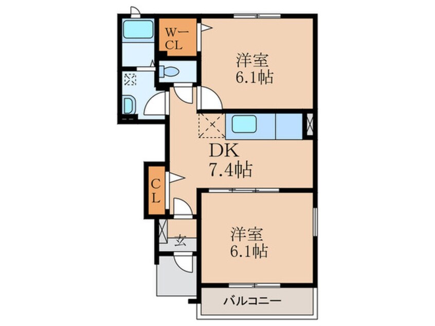 間取図 ヴィラ・フィオーレ