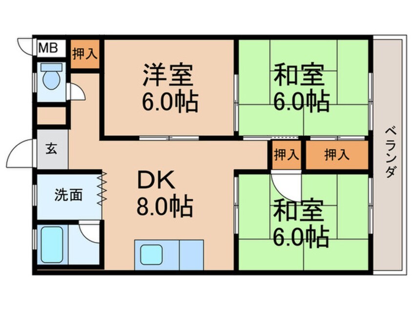 間取図 原口ビル