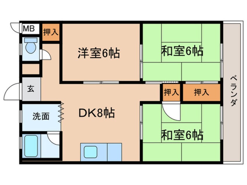 間取図 原口ビル