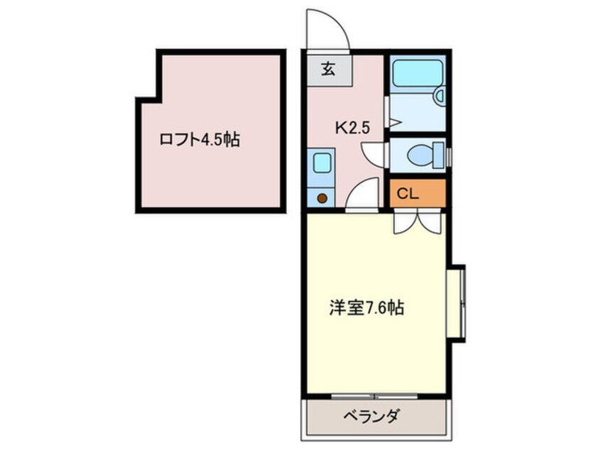 間取図 ブラッサムＭ井尻