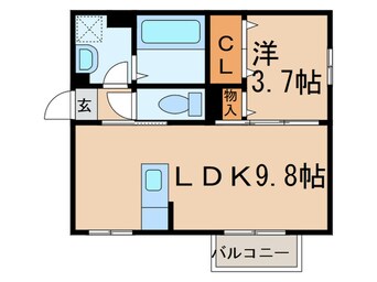 間取図 レスポワールⅡ