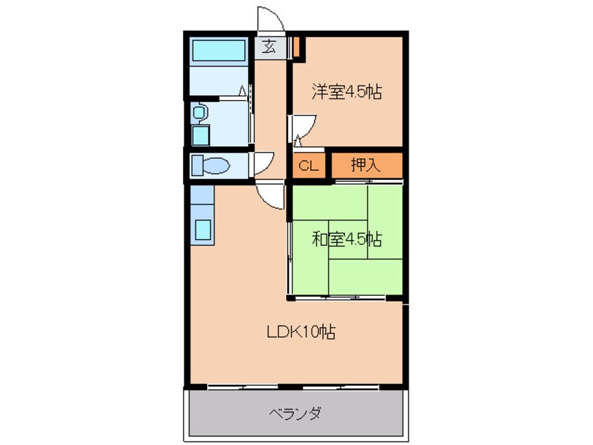 間取図 リファレンス箱崎