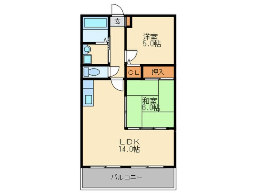間取図 リファレンス箱崎