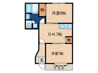 間取図 グレイスコート