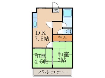 間取図 シャトレ苅田