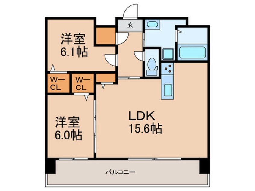 間取図 アジュール日吉町