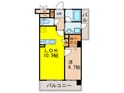 ｱｸﾀｽ大橋ﾊﾟ-ｸｽｸｴｱ(1103)の間取図