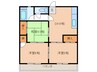 原ビルⅡ 3DKの間取り