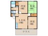 エクレール・パナＢ 3LDKの間取り