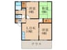 エクレール・パナＢ 3LDKの間取り