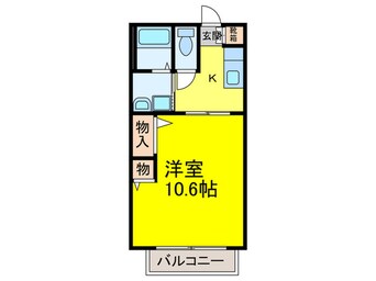 間取図 シェソワ大橋南