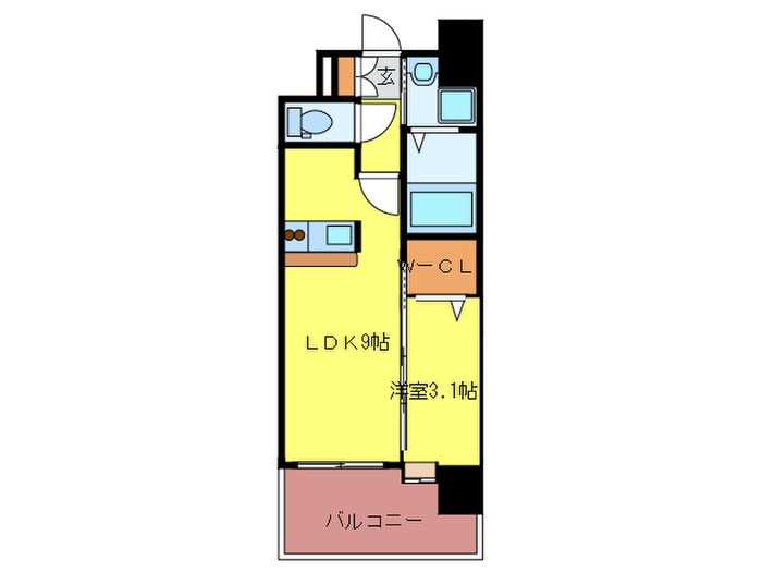 間取り図 エンクレスト薬院大通