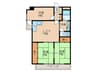 楓通り筑紫弐番館（４F－11Ｆ） 3LDKの間取り