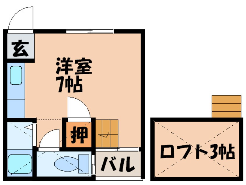 間取図 ラフォーレ春日