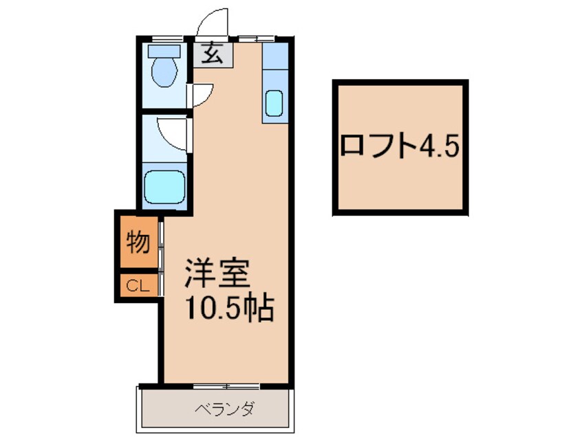 間取図 シテｨベ－ルＩＤＡＩ