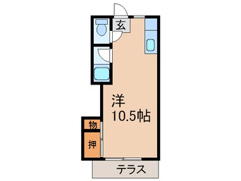 間取図 シテｨベ－ルＩＤＡＩ