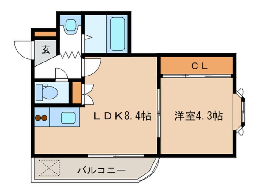 間取図 エムアール祖原