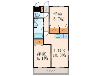 間取図 グローリアス幸神