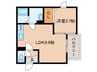 Ｃｒｅｃｉａ陣原 1LDKの間取り