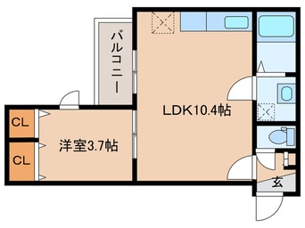 間取図 Ｃｒｅｃｉａ陣原