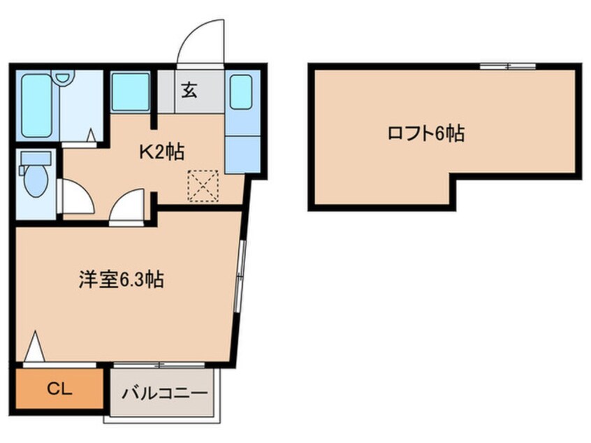 間取図 ドリア・イ　ヌール