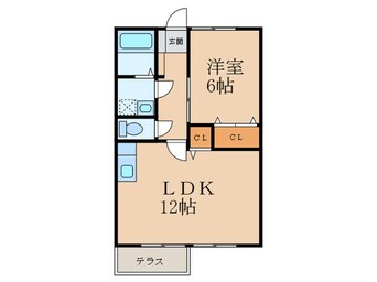 間取図 エスポワールハイムＢ