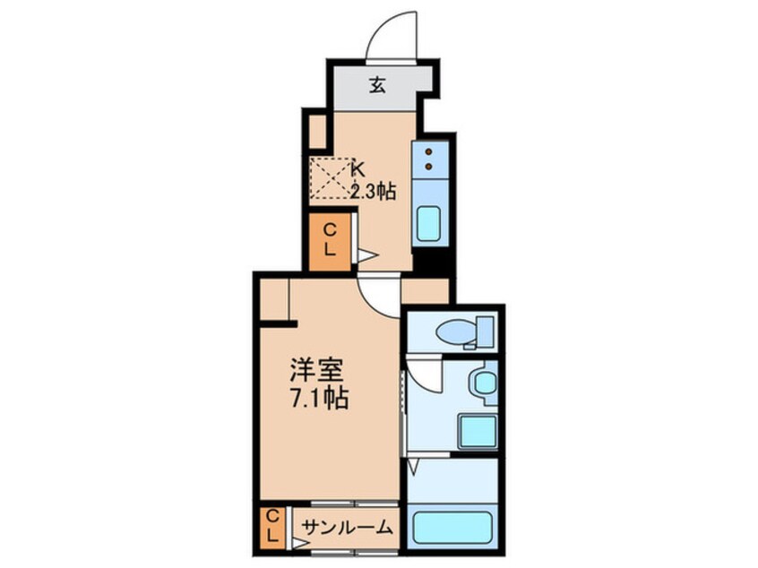 間取図 グリーンコート