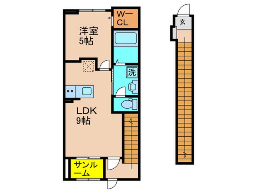 間取図 グリーンコート