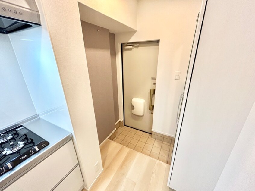 玄関 グリーンコート