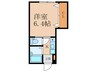 Dear津田　B棟 1Kの間取り